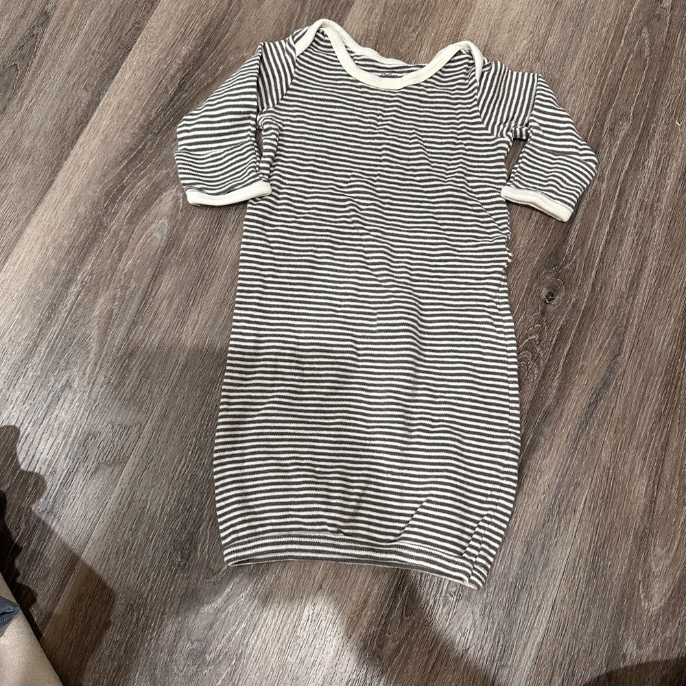 Striped Black and White Kids Dress